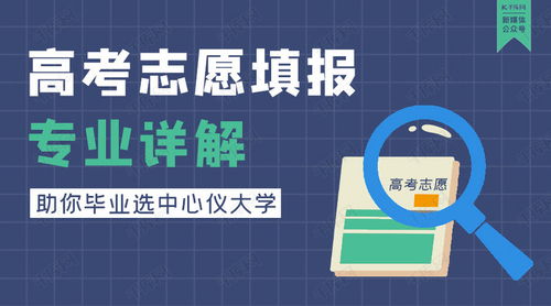 高考志愿專業詳解填報指南 藍色簡約卡通公眾號封面圖海報模板下載